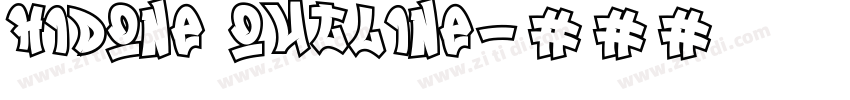 Hidone Outline字体转换